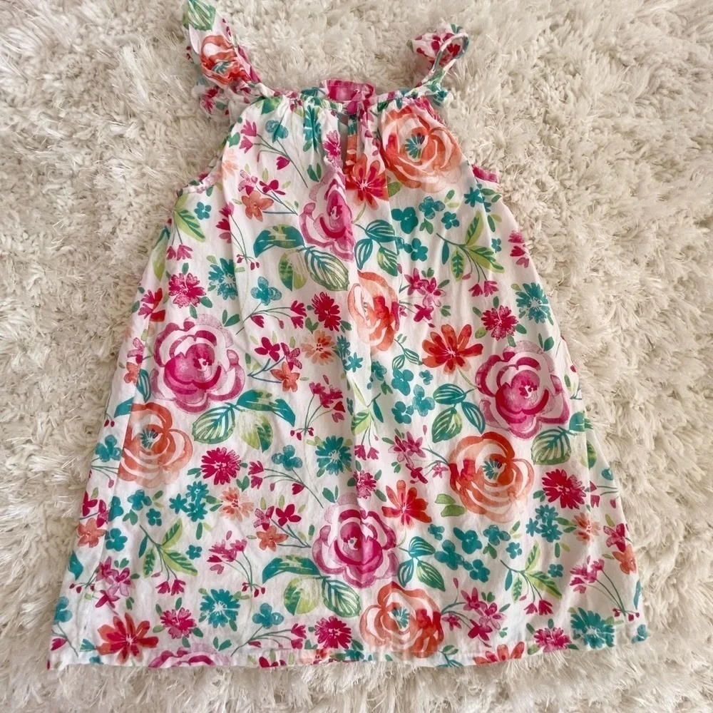 Girls flowers summer dress